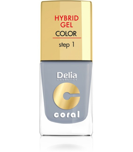 Delia Kozmetický lak Hybridný gél 11ml 08 Svetlo sivá