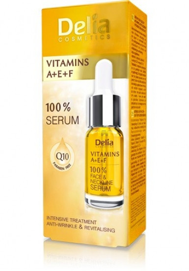 Delia Cosmetic Pleťové sérum s vitamínmi A,E,F pre zrelú pleť 10ml