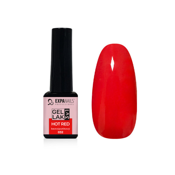 Expa Nails Gél lak 3v1 5ml Horúca červená