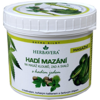 HERBAVERA Hadie mazanie s konope a gaštanom 500ml