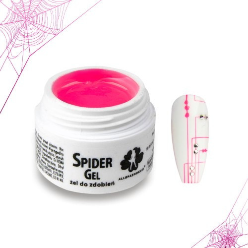 Allepaznoccie Gél Spider UV/LED 3ml neónovo ružová