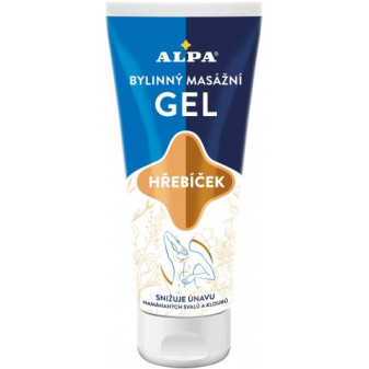 Alpa Bylinný masážny gél Klinček 100ml