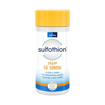 Alpa Sulfothion prášok na nohy so sírou 100g