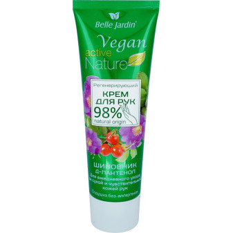 Belle Jardin Vegan active Nature Krém na ruky s divokou ružou 85ml