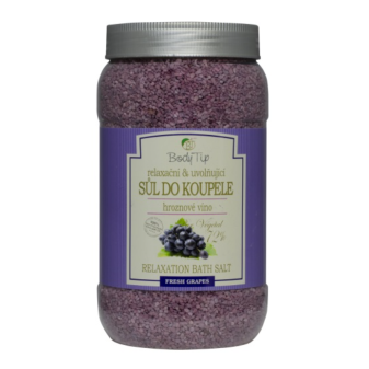 Body Tip Relaxačná soľ do kúpeľa Hroznové víno 1200g