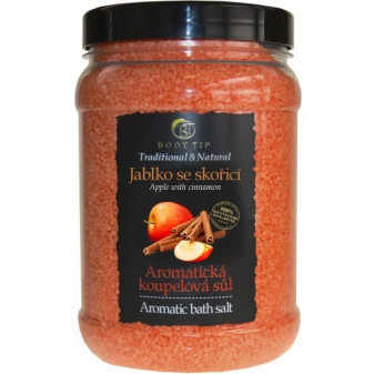 Body Tip Aromatická soľ do kúpeľa Jablko so škoricou 1500g