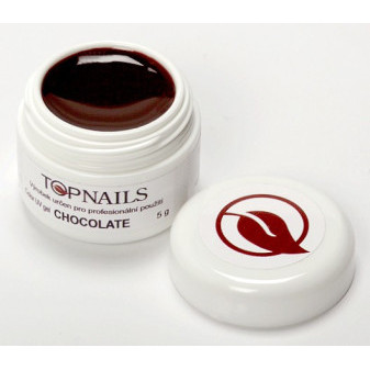 Topnails UV gél farebný plný 5g čokoláda