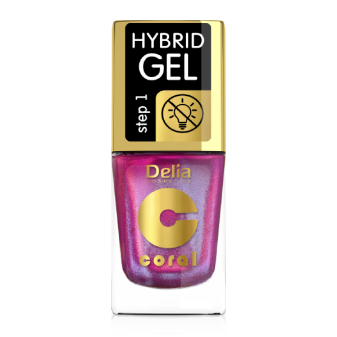 Delia Kozmetický lak Hybridný gél 11ml 107 Raspberry
