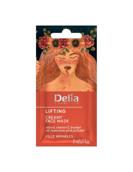 Delia Cosmetic Liftingová krémová maska na tvár 8ml