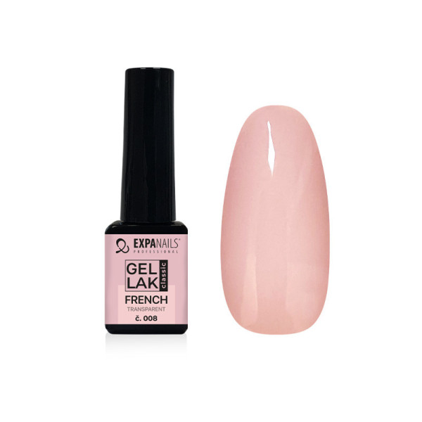 Expa Nails Gél lak 5ml Francúzska linka transparentná 08