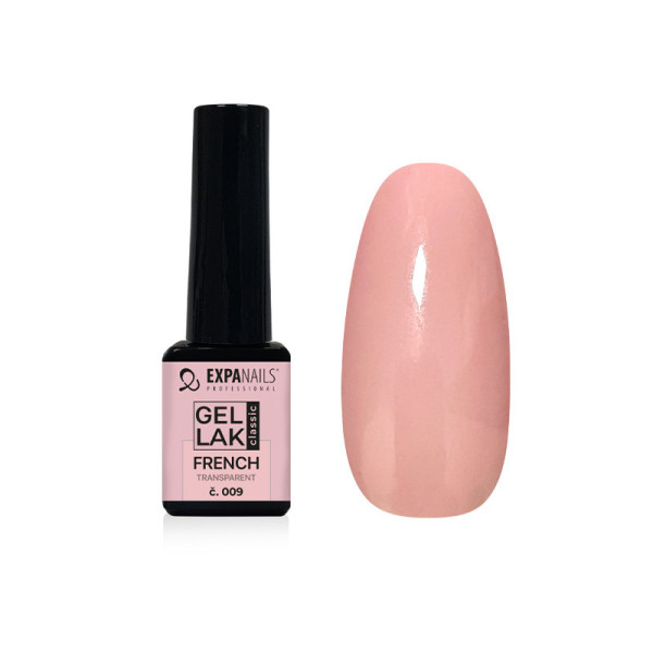 Expa Nails Gél lak 5ml Francúzska linka transparentná 09
