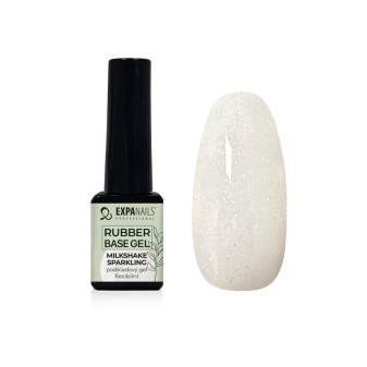 Expa Nails Gumový základný gél Milkshake Sparkling 5ml