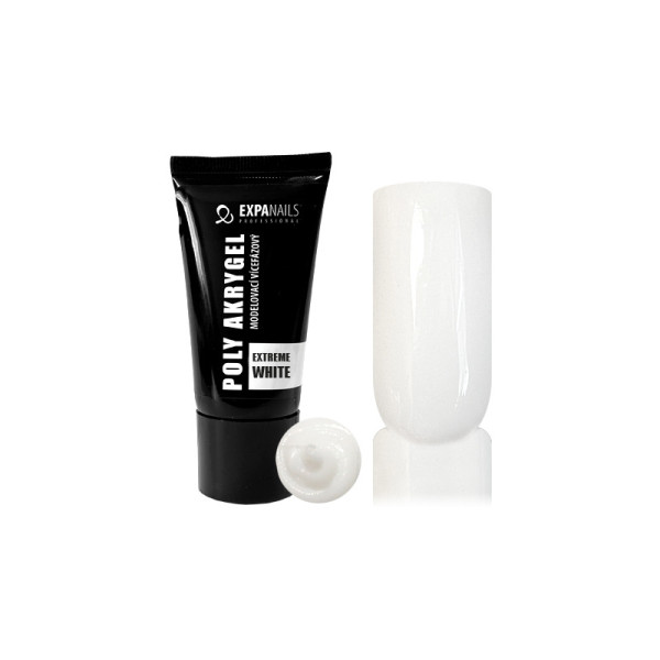 Expa Nails Polyakrylový gél v tube Extreme White 15g
