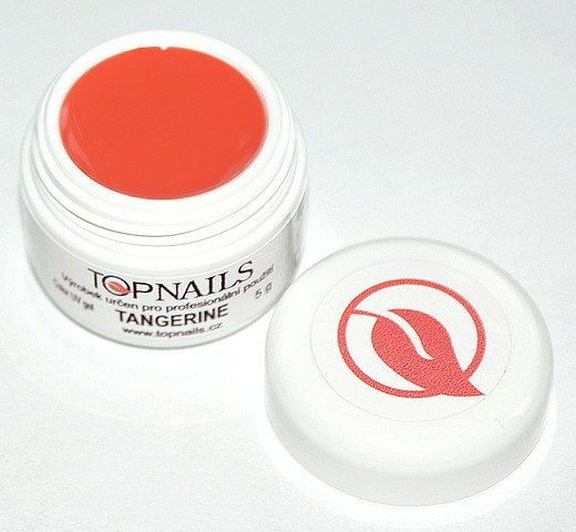 Topnails UV gél farebný plný 5g Tangerine