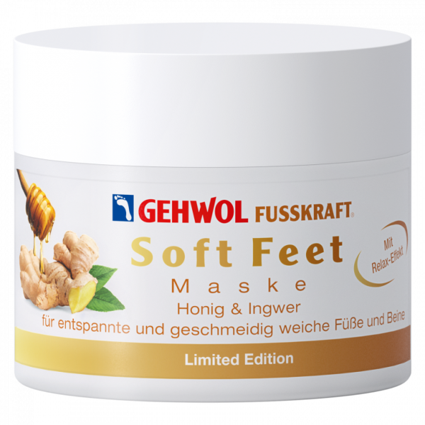 Gehwol Fusskraft Jemná maska na nohy med a zázvor 50 ml