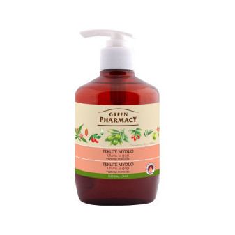Green Pharmacy Mydlo tekuté oliva a goji 460ml