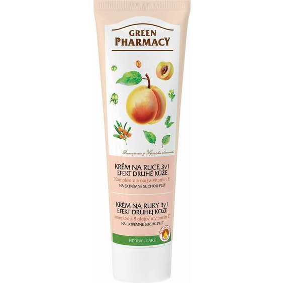 Green Pharmacy Krém na ruky 3v1 Second Skin Effect 100ml