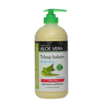 Telový balzam s výťažkom z bylín a aloe vera 500ml