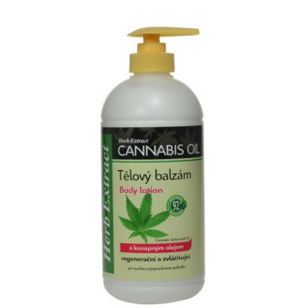 Herb Extract Konopný telový balzam 500ml