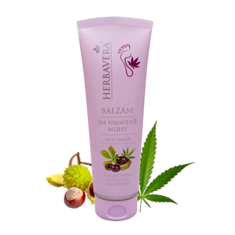 HERBAVERA Balzam na unavené nohy 120ml