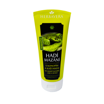 HERBAVERA Hadie mazanie s konope a gaštanom 200ml