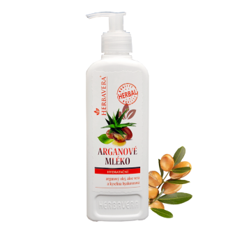 HERBAVERA Arganové telové mlieko 400ml