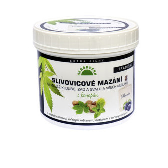 HERBAVERA Mazanie Slivovicové s konope 500ml
