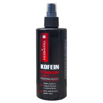 HERBAVERA Tonikum na vlasy KOFEIN podpora rastu 300ml