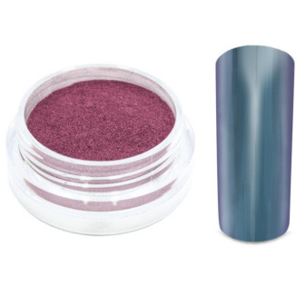 Dekoračný pigment Zrkadlový chrómový prášok 1g Striebornofialový
