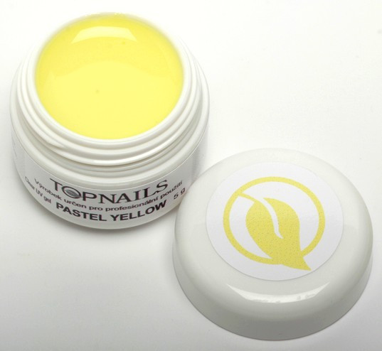 Topnails UV gél farebný pastel 5g žltý