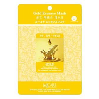 MJ Care Bavlnená pletená maska Gold 23g