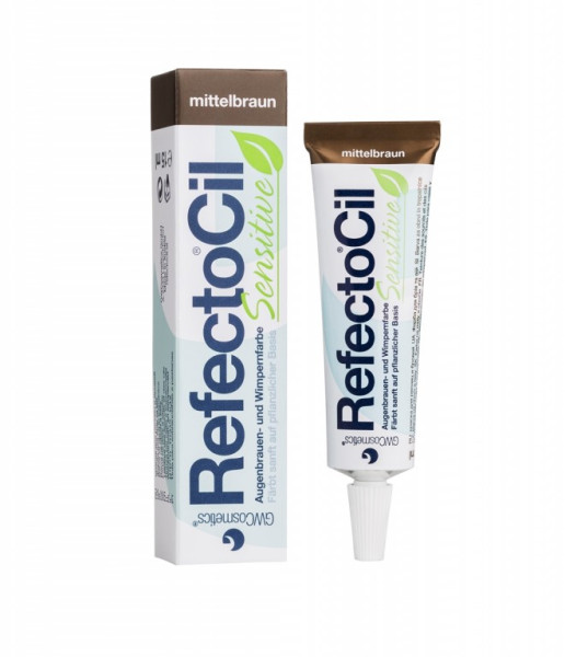 RefectoCil Sensitive farba na riasy stredne hnedá 15ml