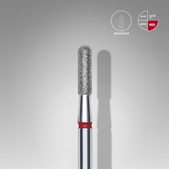 Staleks Fréza diamantová valec červený 8 mm