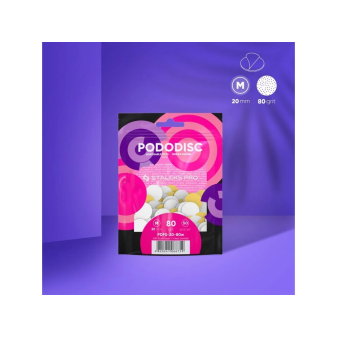 Staleks Pro File white M hrubý 80