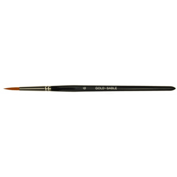 Štetec Gold Sable na akrylovú farbu Black No.8