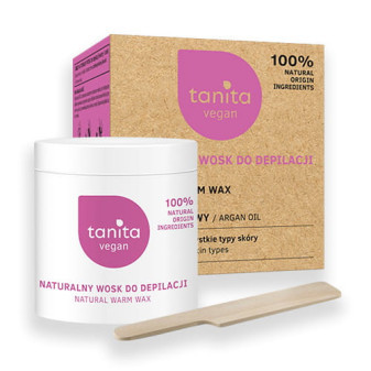 Tanita Vosk na depiláciu tváre a tela VEGAN Arganový olej 250ml