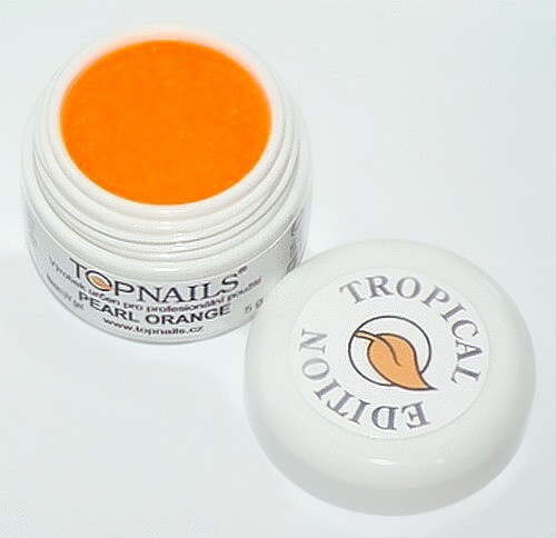 Topnails UV gél Tropical Pearl 5g Orange
