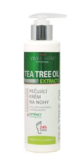 VIVAPHARM Krém na nohy Tea Tree Oil 200ml